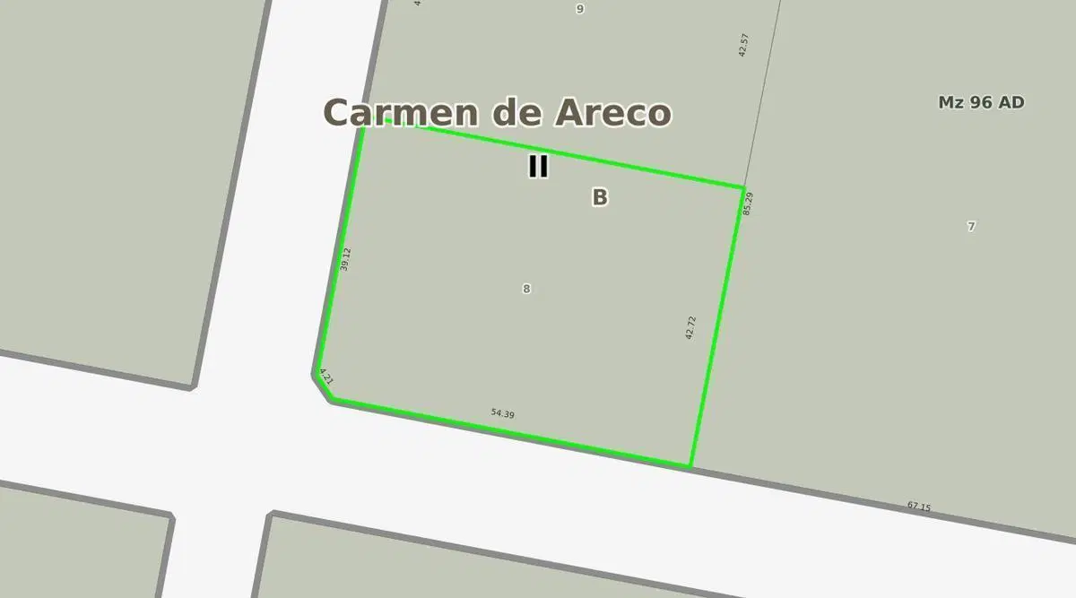 Terreno en venta - 14x42 mts - 618mts2 - Carmen De Areco 2