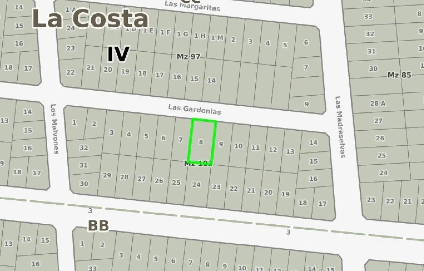 Terreno en venta - 740Mts2 - Costa del Este 5
