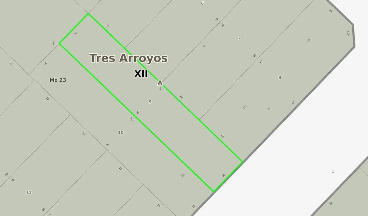 Terreno en venta - 500mts2 - Tres Arroyos 1