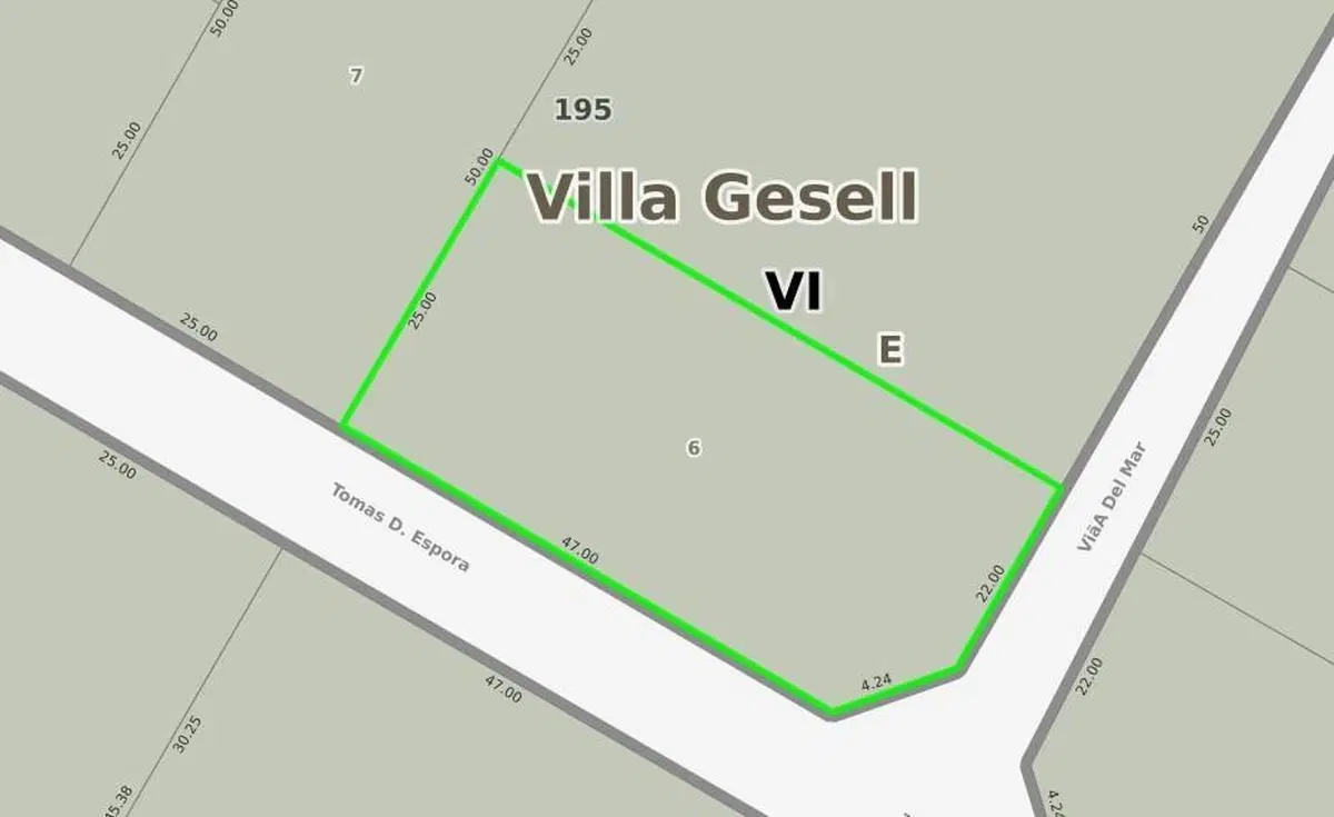 Terreno en venta - 1245mts2 - Las Gaviotas, Villa Gesell 1