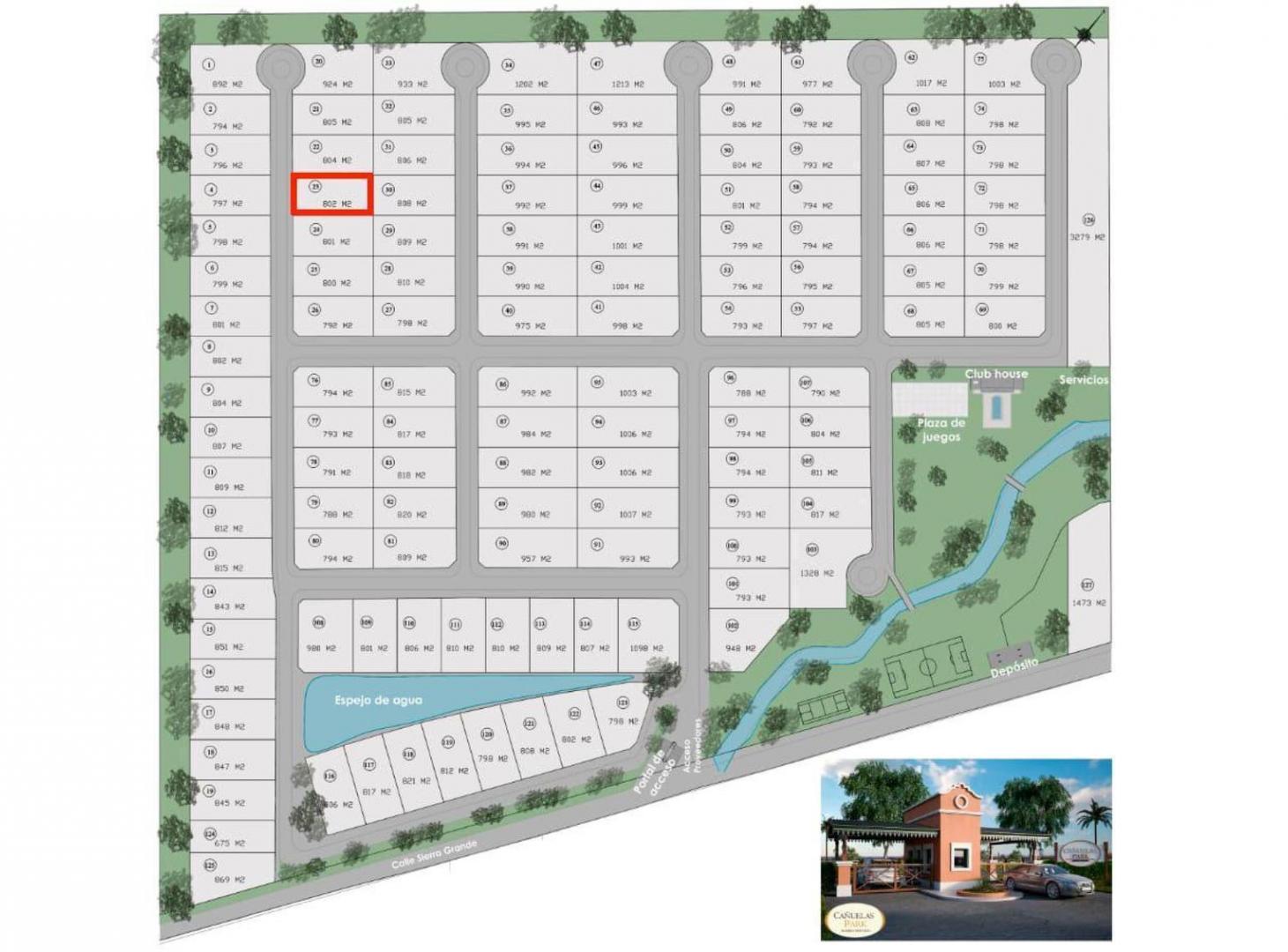 Terreno en venta - 800mts2 - Cañuelas