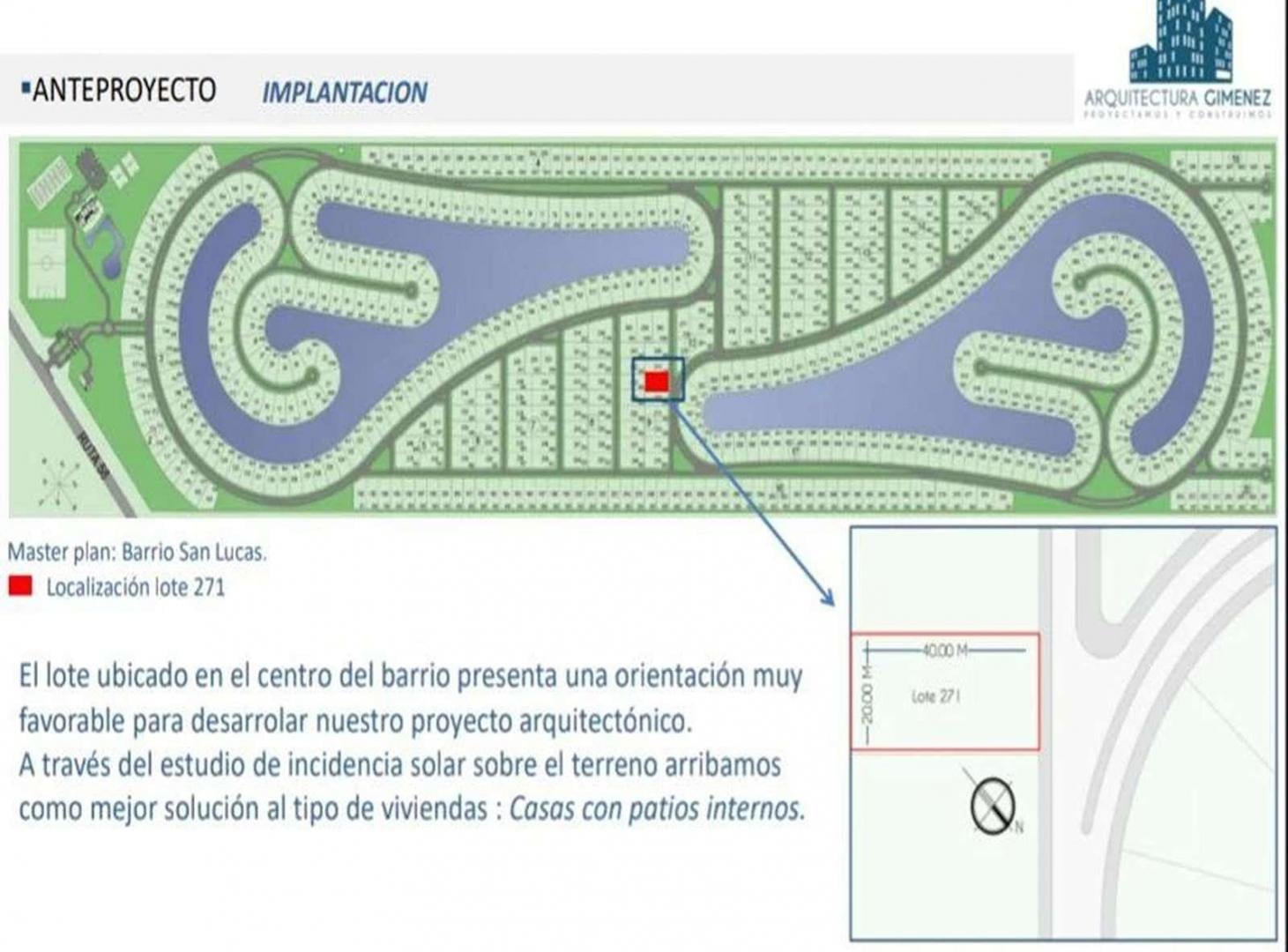 Terreno en venta - 800mts2 totales - San Lucas