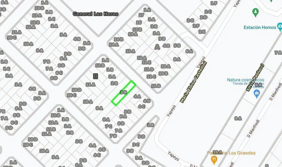 Terreno en venta - 433mts2- General Hornos 2