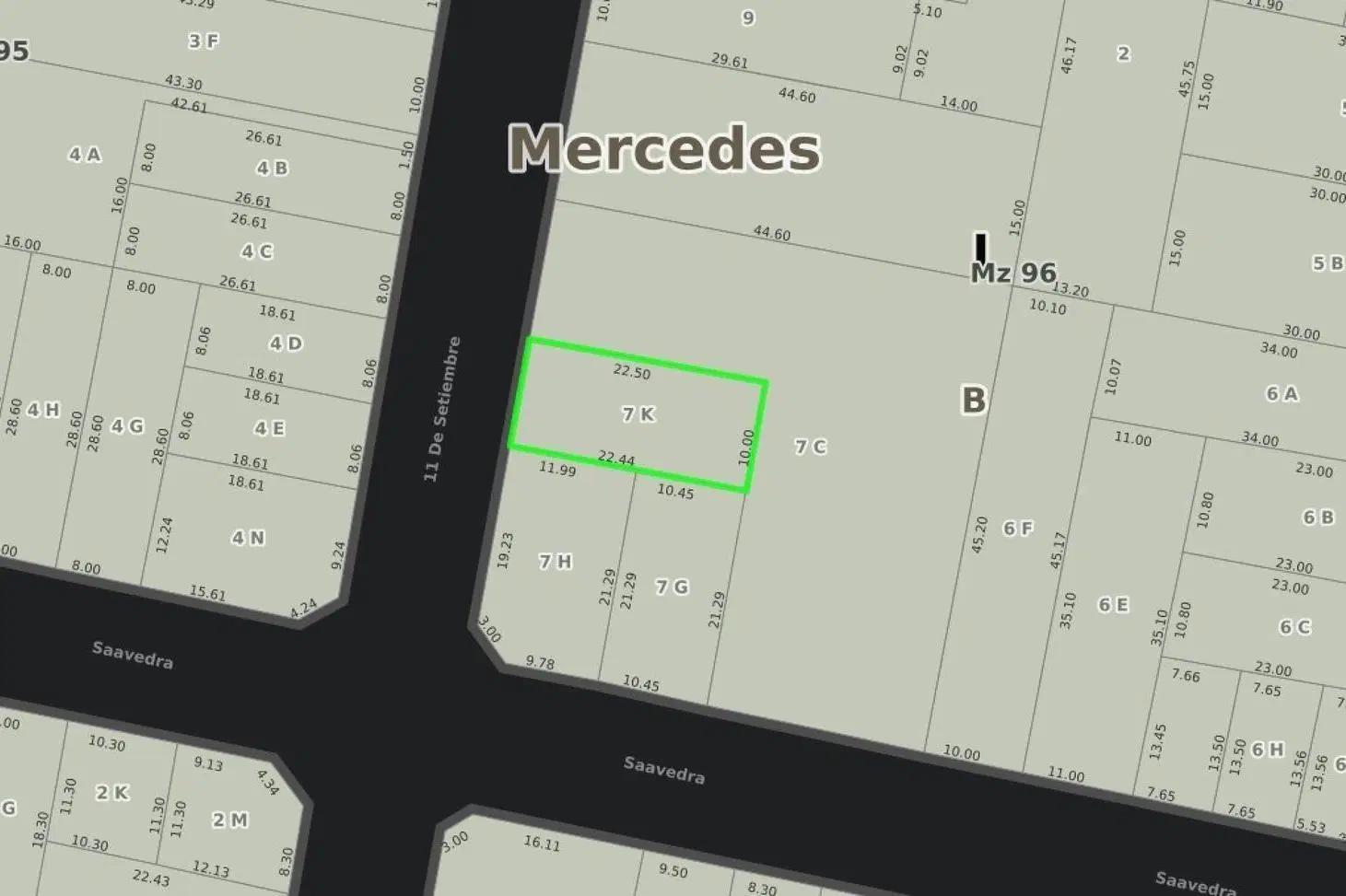 Terreno en venta - 220Mts2 - Mercedes 3
