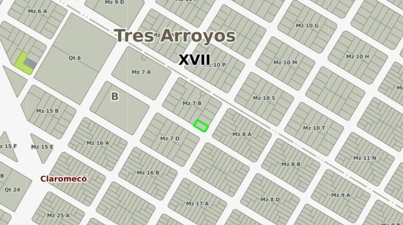 Terreno en venta - 475Mts2 - Claromeco 1