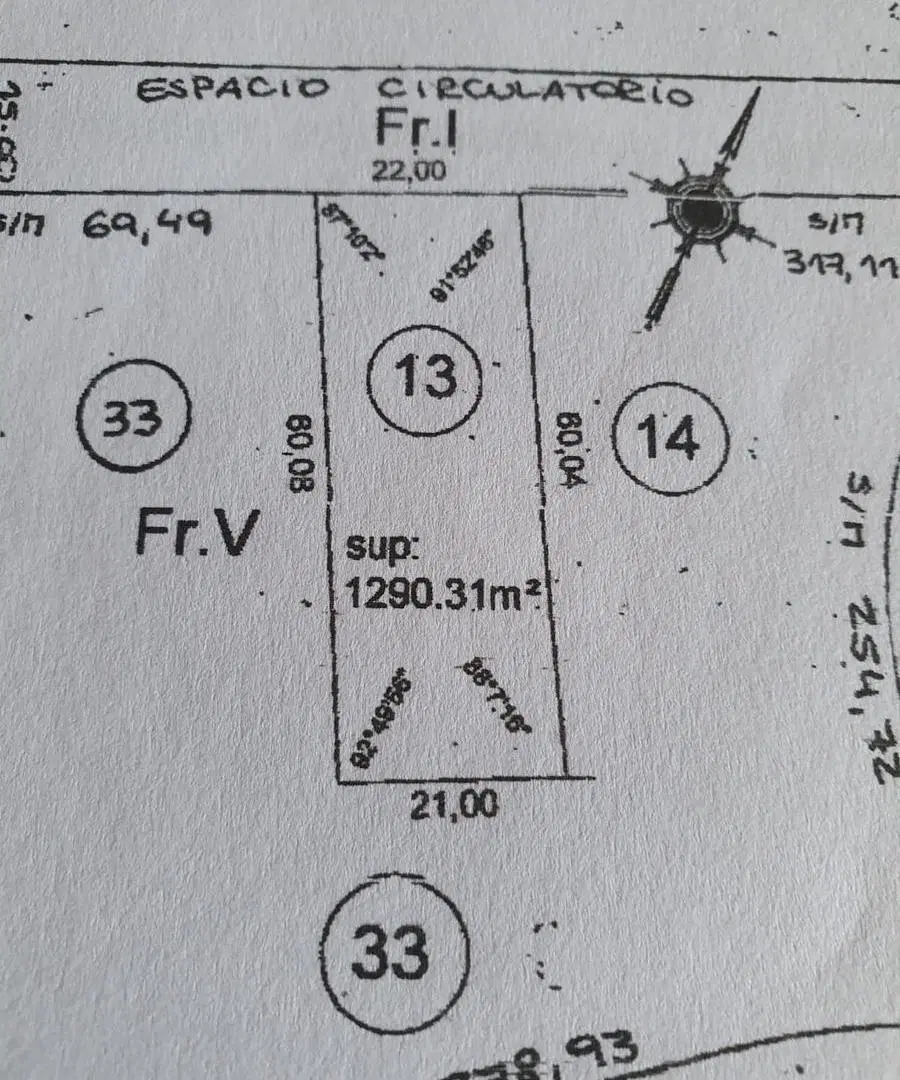 Terreno en venta - 1290mts2 - Miralagos 5