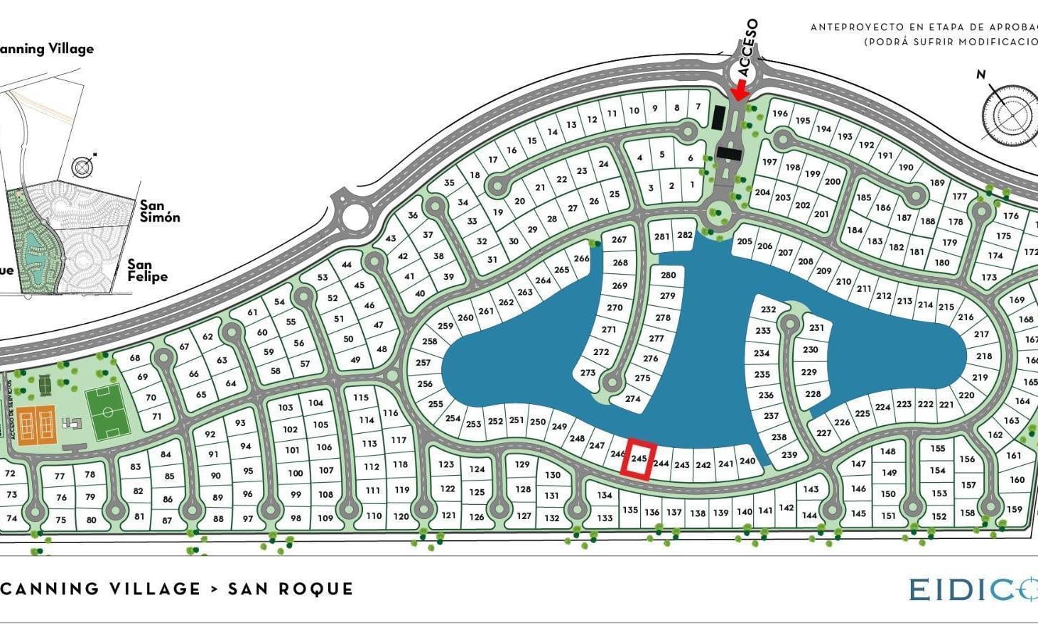 Terreno en venta - 656mts2 - San Roque