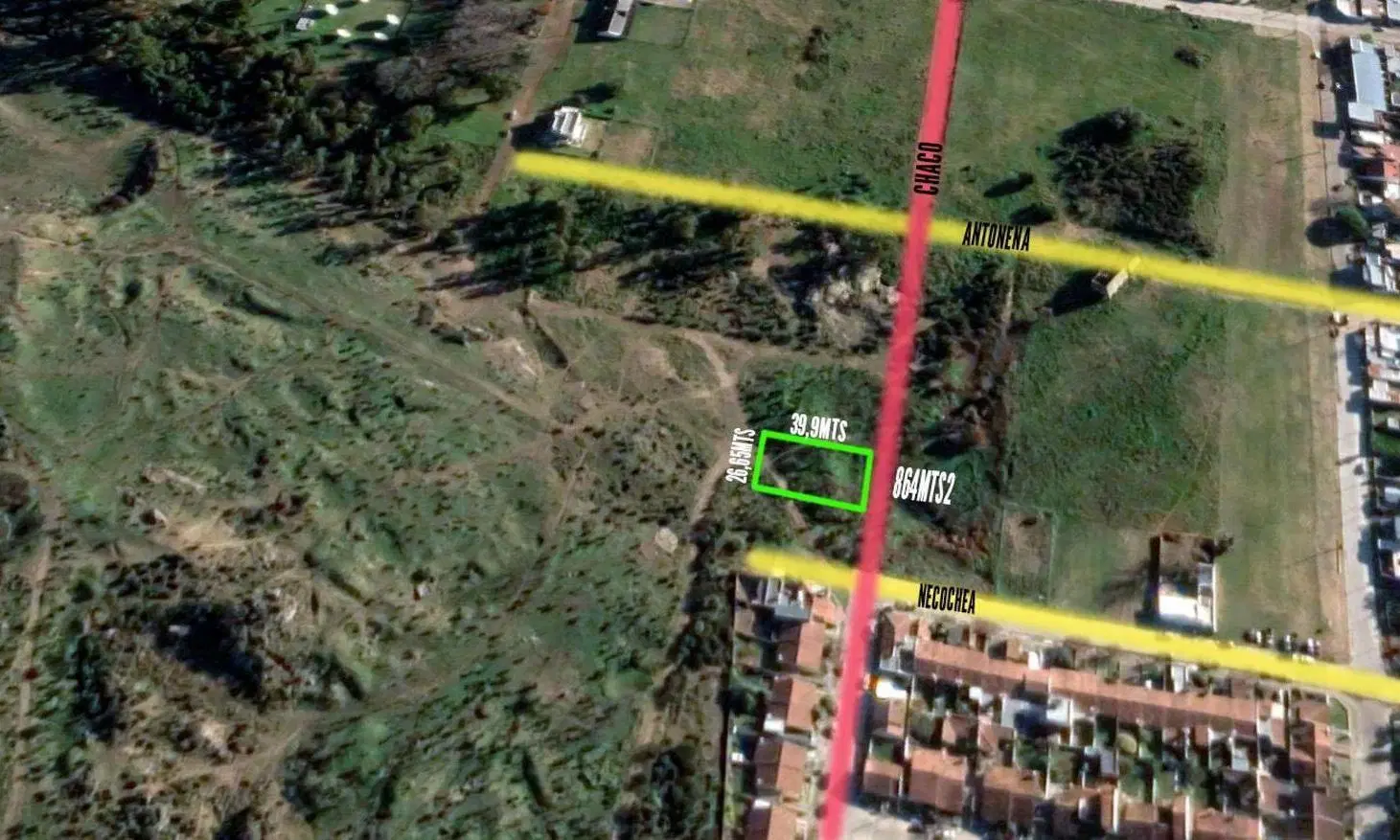 Terreno venta - 25,65x39,9mts - 864mts2 totales - Tandil 4
