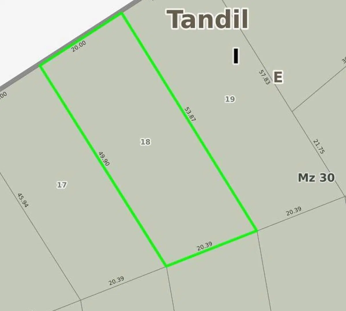 Terreno en venta - 1037Mts2 - Tandil 4
