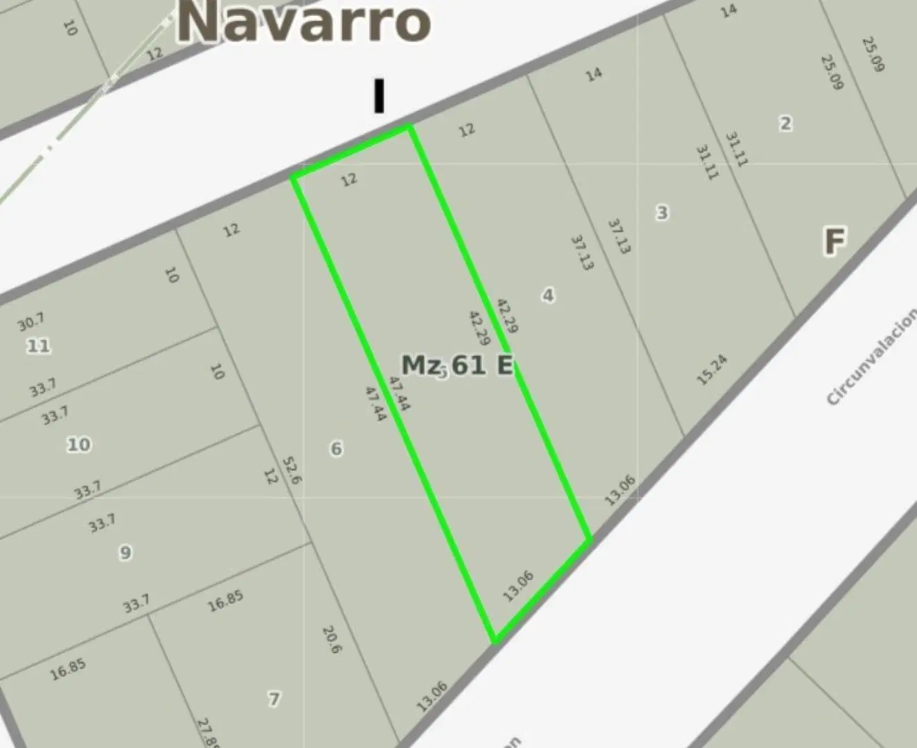 Terreno en venta - 538mts2 - Navarro 4