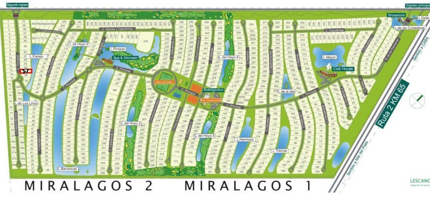Terreno en venta - 1250mts2 - Club Miralagos II, La Plata