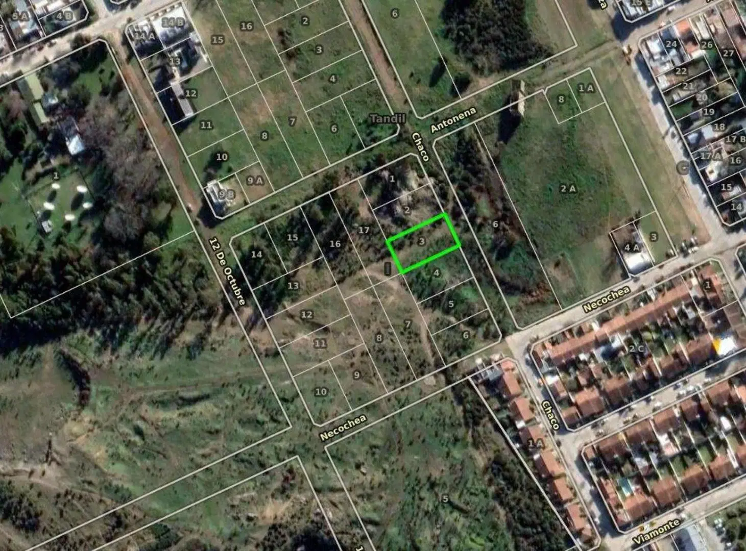 Terreno en venta - 25,65 x 39,9mts - 864mts2 - Tandil 5