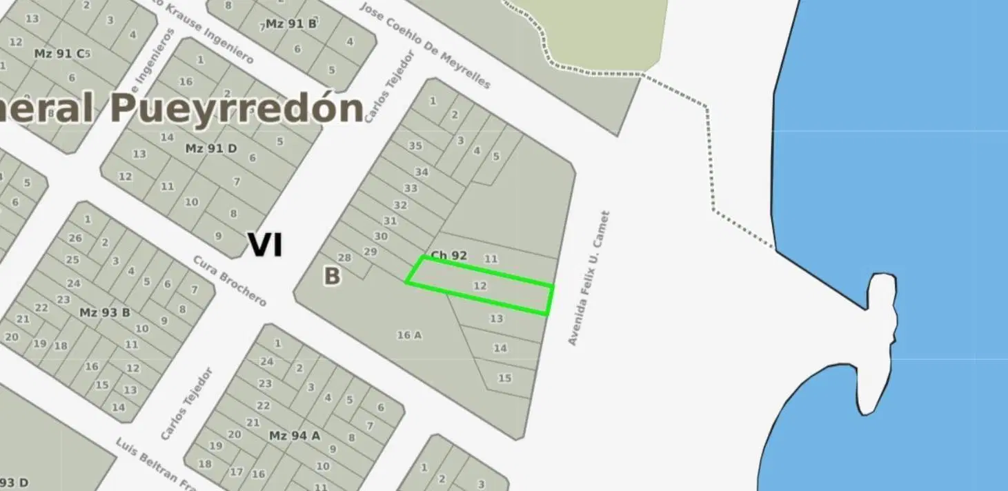 Terreno en venta - 1.081Mts2 - Mar del Plata 3