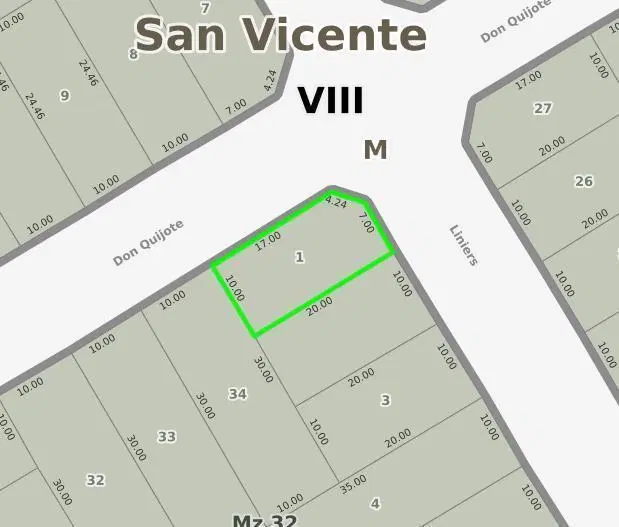 Terreno en venta - 200Mts2 - Alejandro Korn, San Vicente 1