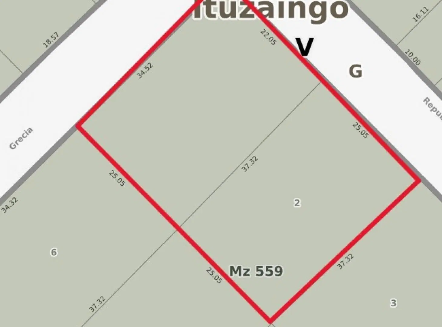 Terreno en venta - 1.865Mts2 - Ituzaingó 4