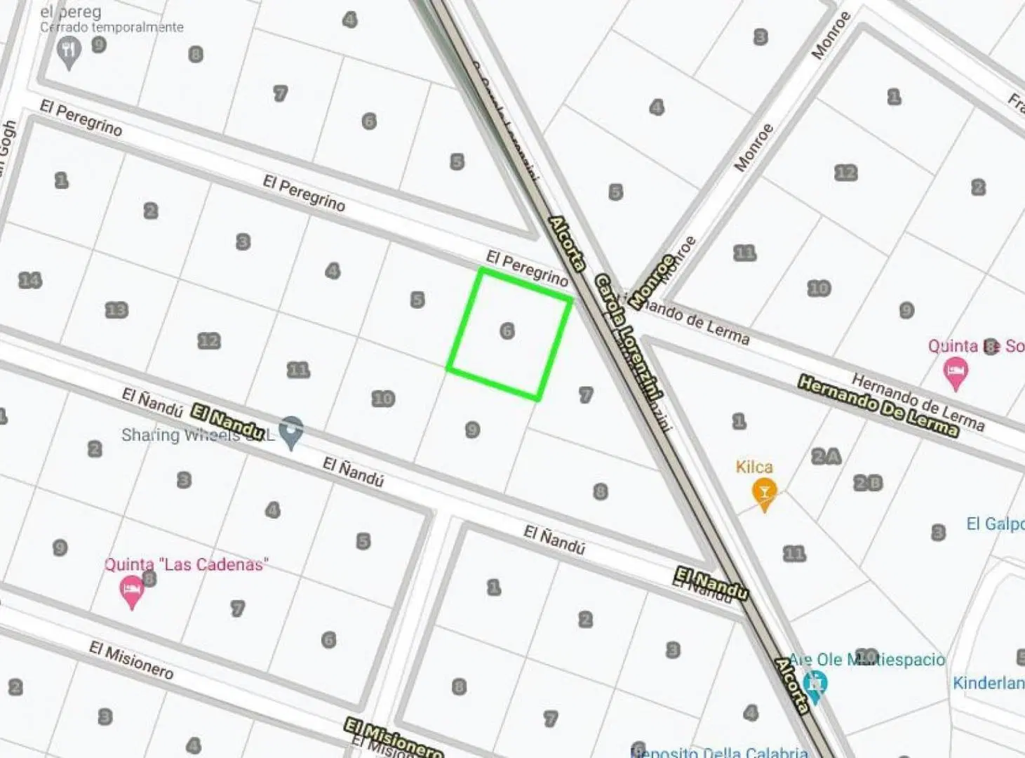 Terreno en venta - 1560mts2 - General Rodriguez 2