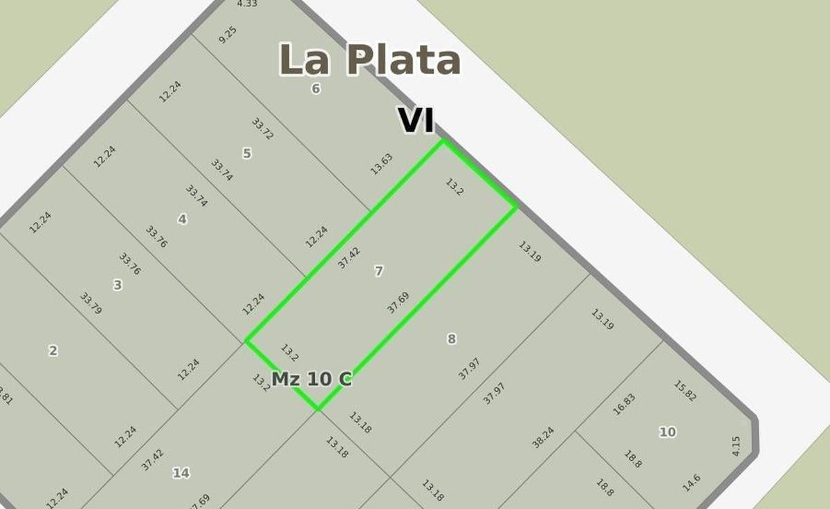 Terreno en venta - 496Mts2 - Villa Elisa, La Plata