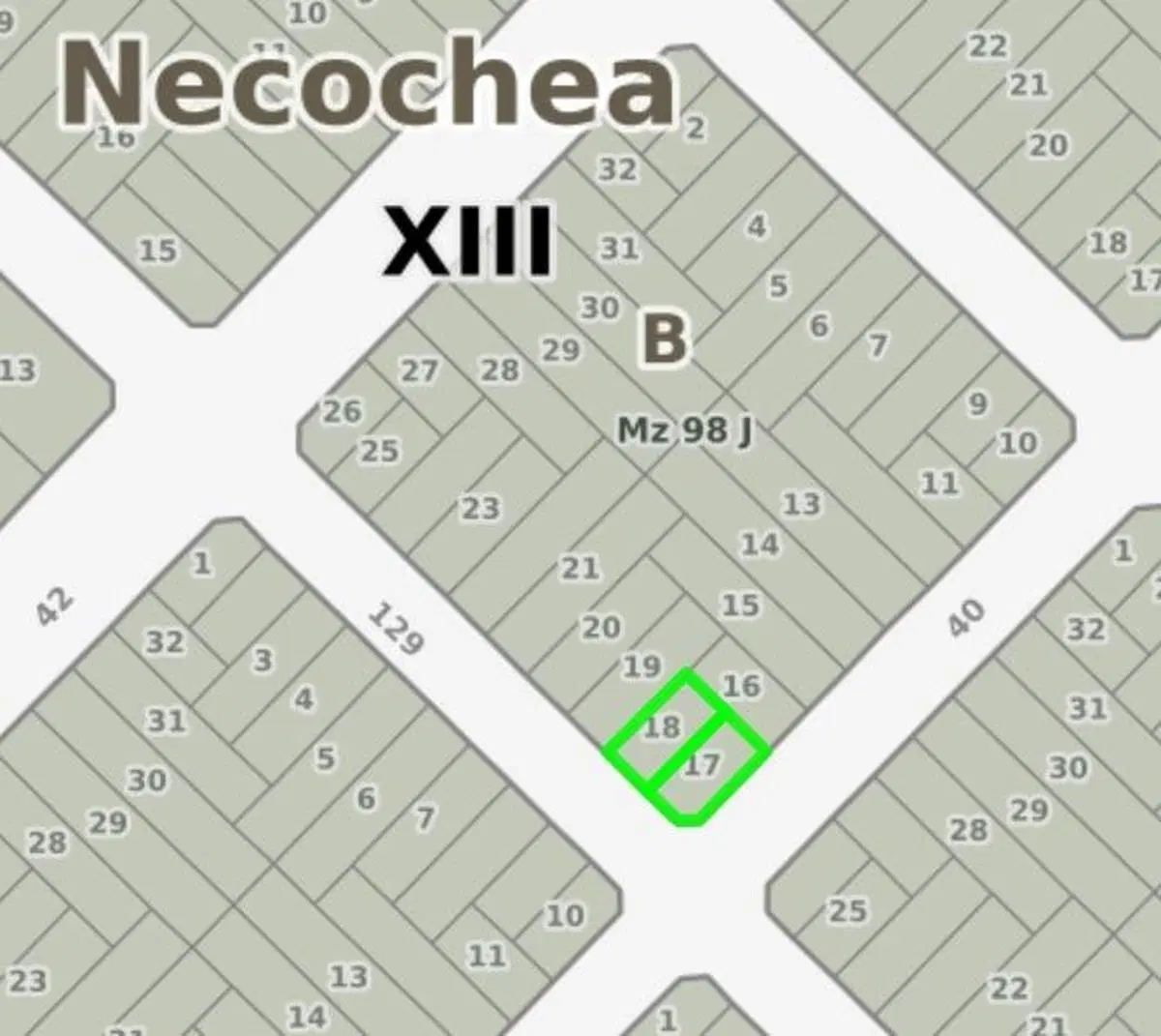Terrenos en venta - 395Mts2 - Necochea 1