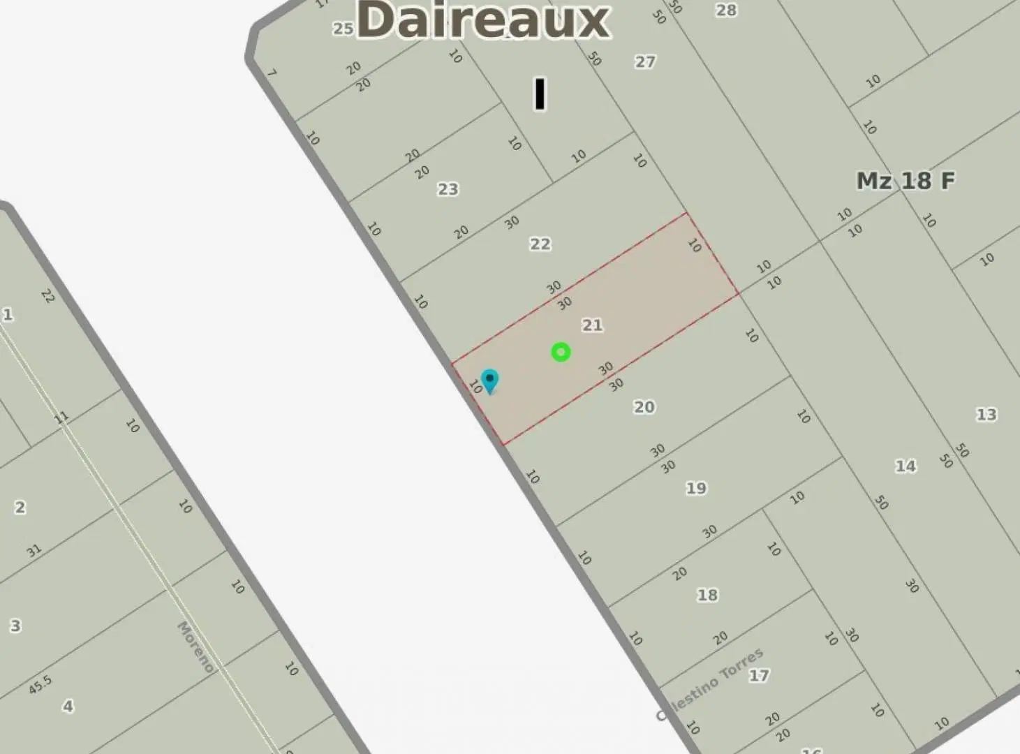 Terrenos en venta - 300Mts2 - Daireaux 1