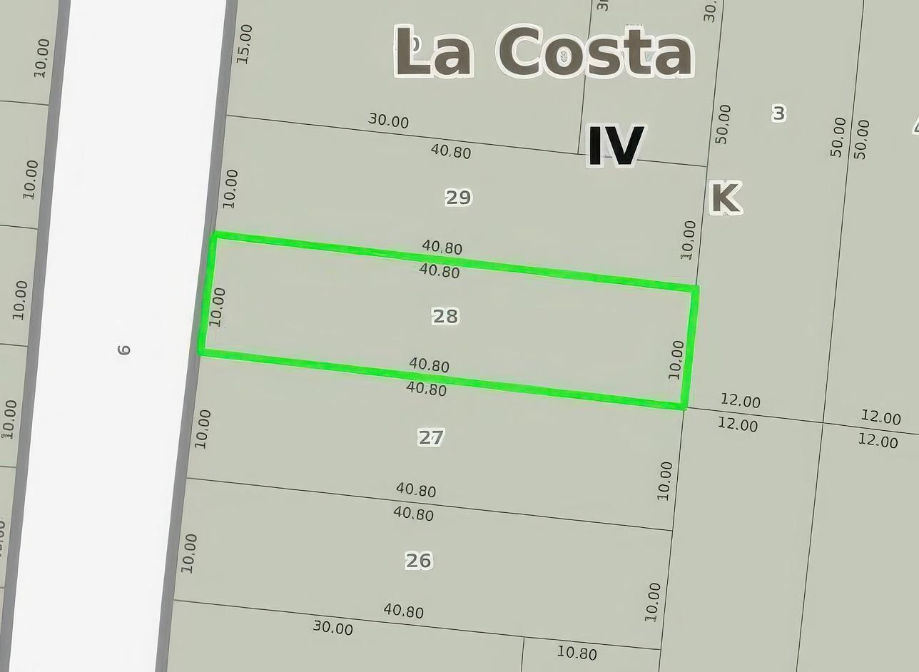 Foto de Terreno en venta - 408Mts2 - Santa Teresita, imagen 3