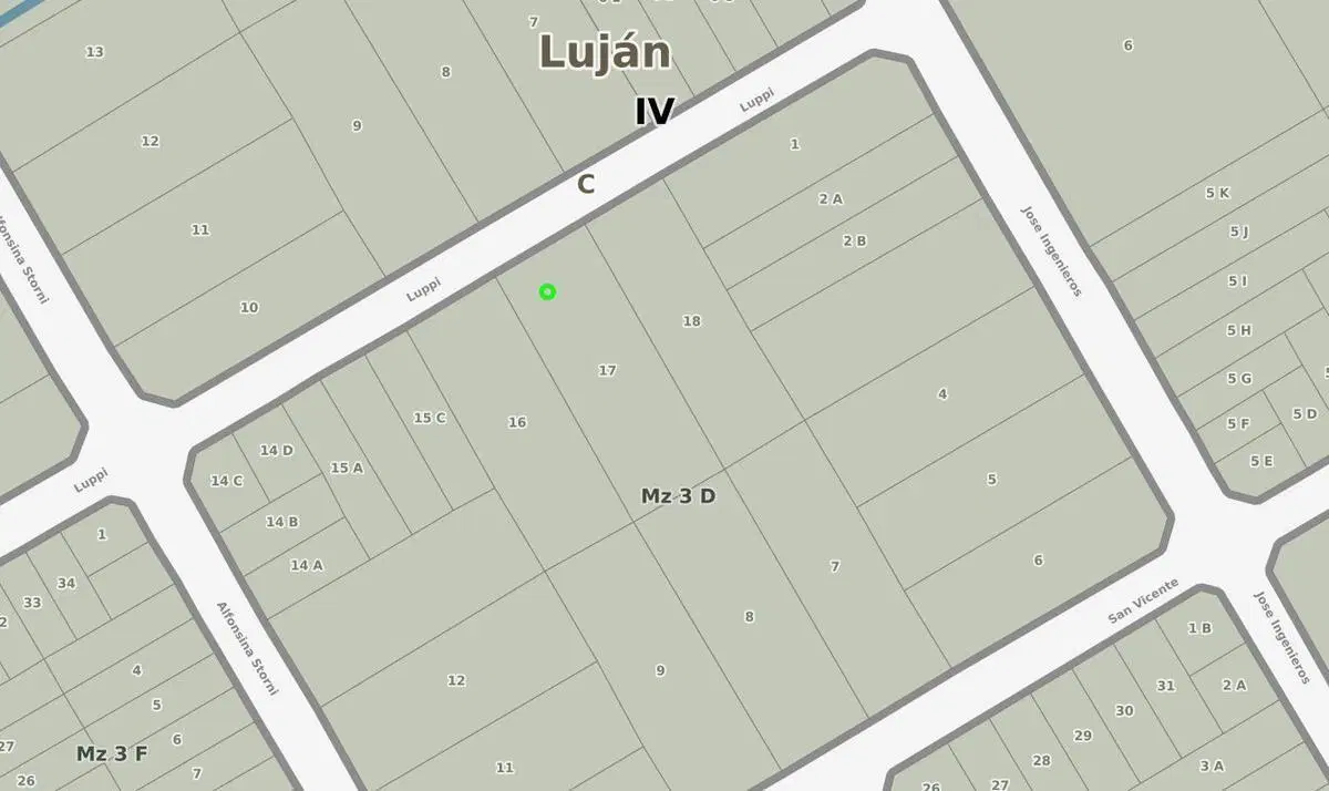 Terreno en venta - 50 x 44,5mte - 2225,5mts2 - Lujan 2