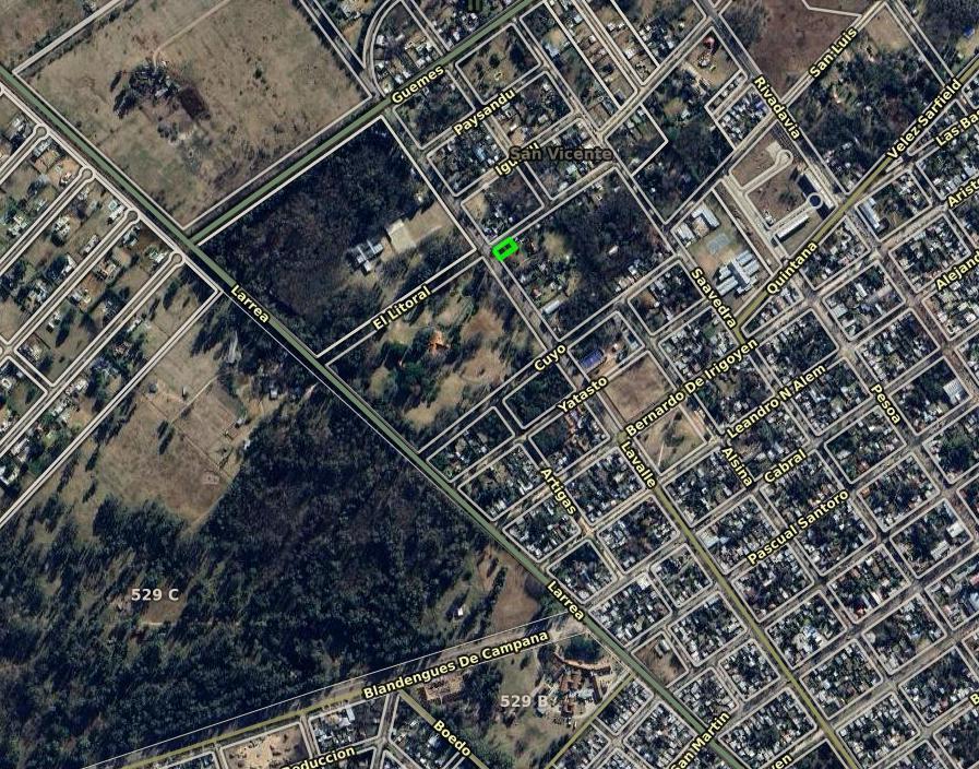 Terreno en venta - 601Mts2 - San Vicente
