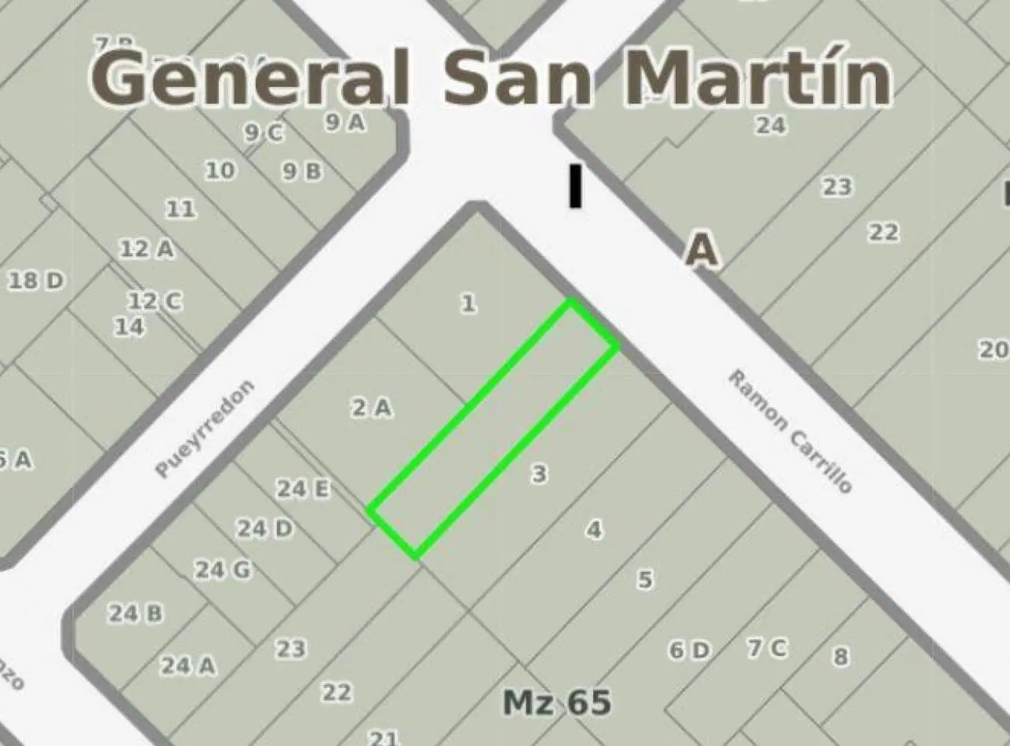 Terreno en venta - 412Mts2 - General San Martín 5