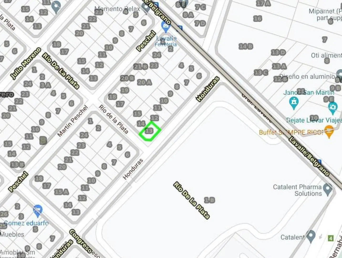 Terreno en venta - 12.5x17.5 - 3 dormitorios 1 baño - 214 mts2 - Loma Hermosa 1