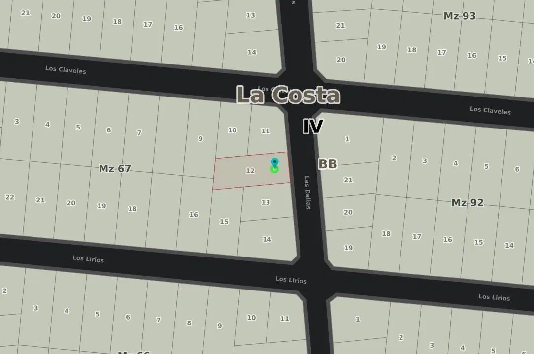 Terreno en venta - 450mts2 - Costa del Este 1