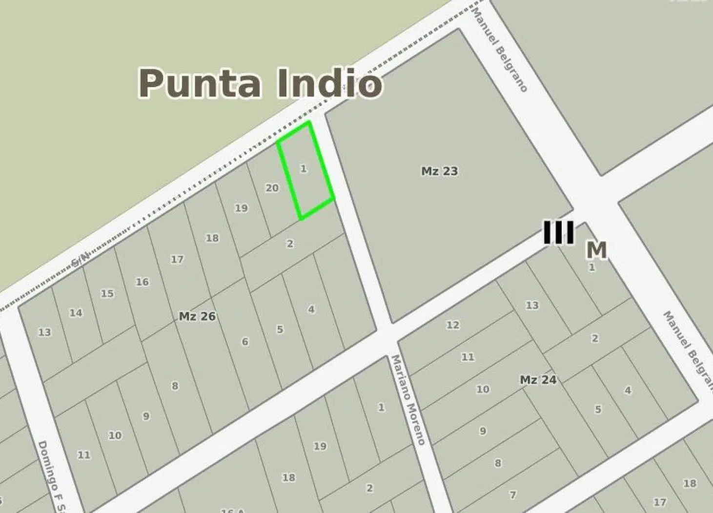 Terreno en venta - 1050Mts2 - Punta Indio 2