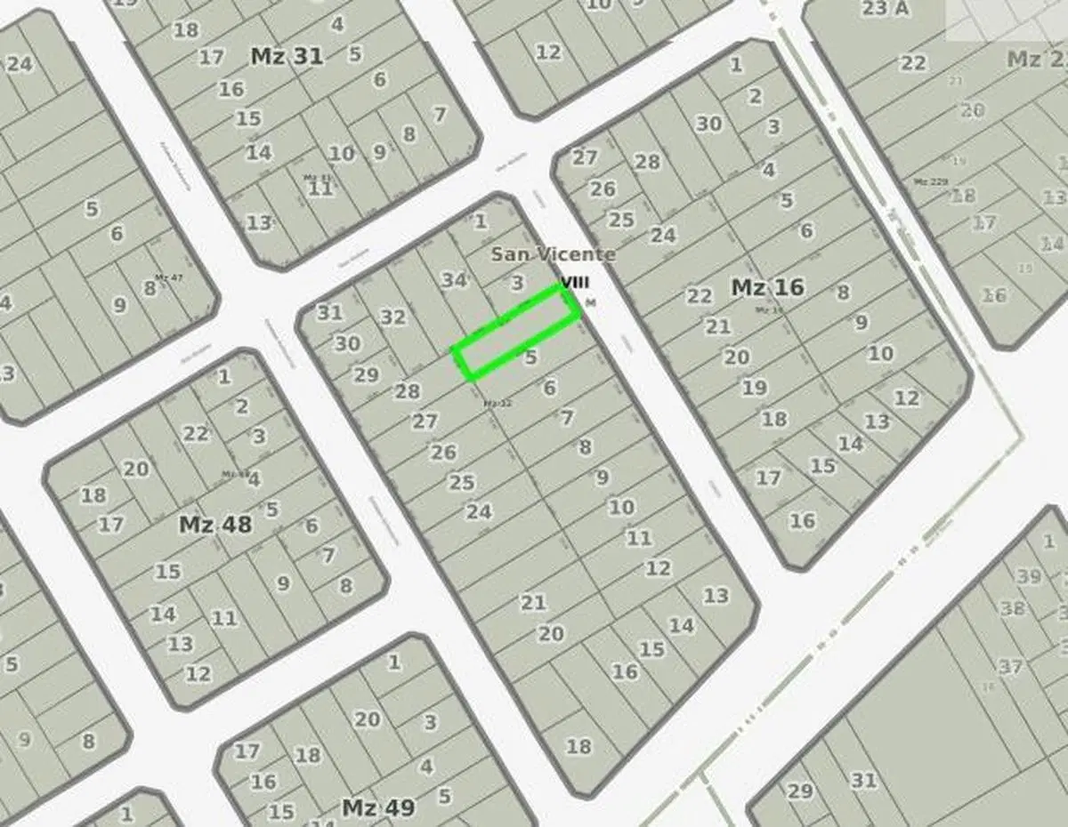 Terreno en venta - 350Mts2 - Alejandro Korn, San Vicente 2