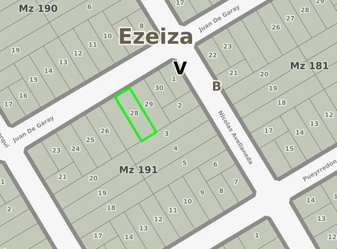 Terreno en venta - 225Mts2 - Ezeiza 1