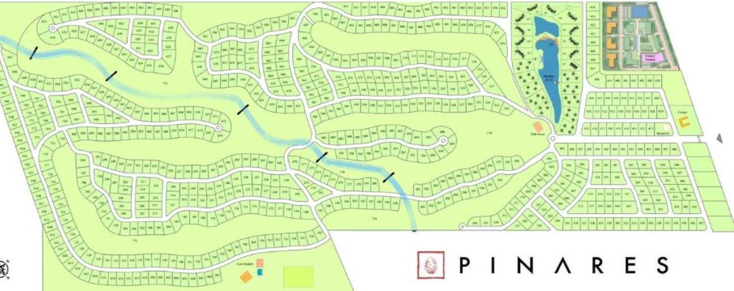 Terreno en venta - 1.878mts2 - Los Pinares Country Club, Exaltación de la Cruz