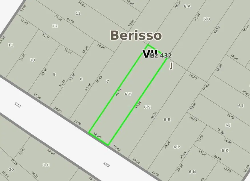 Terreno en venta - 455Mts2 - Berisso 1