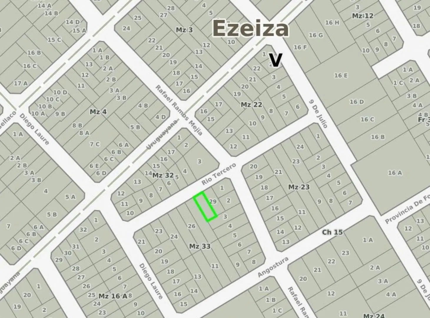 Terreno en venta - 260Mts2 - Ezeiza 3