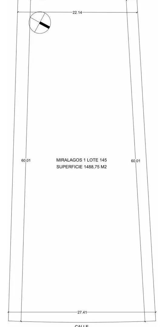 Terreno en venta - 1488.75mts2 - Club Miralagos 2