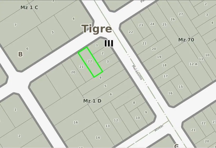 Terreno en venta - 300Mts2 - Benavidez 1