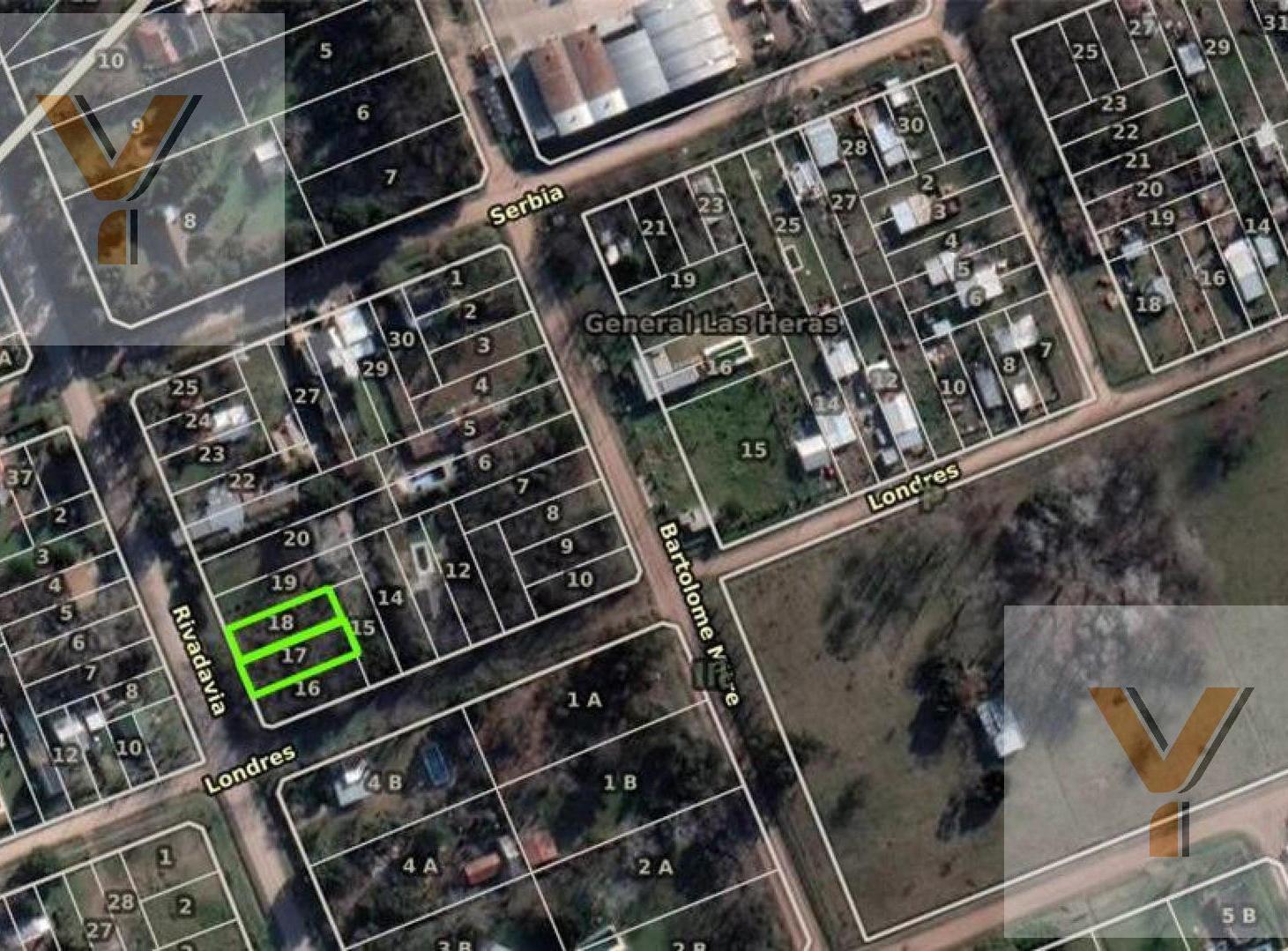 Terreno venta - 20x31,34mts -626mts2 totales - Villars