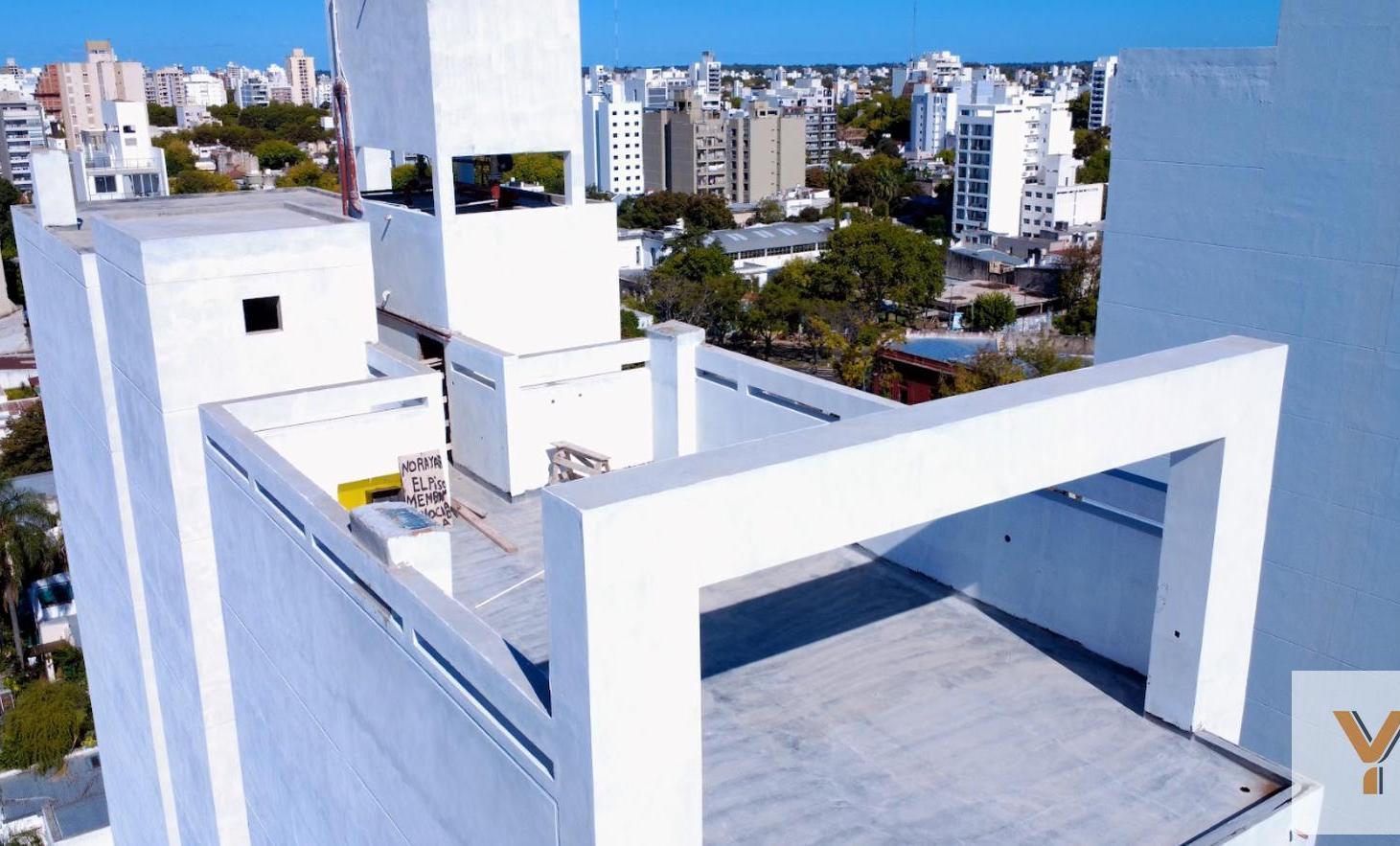 Departamento venta 1 dormitorio-construcción-contrafrente-42-Pozo-Tribunales-La Plata