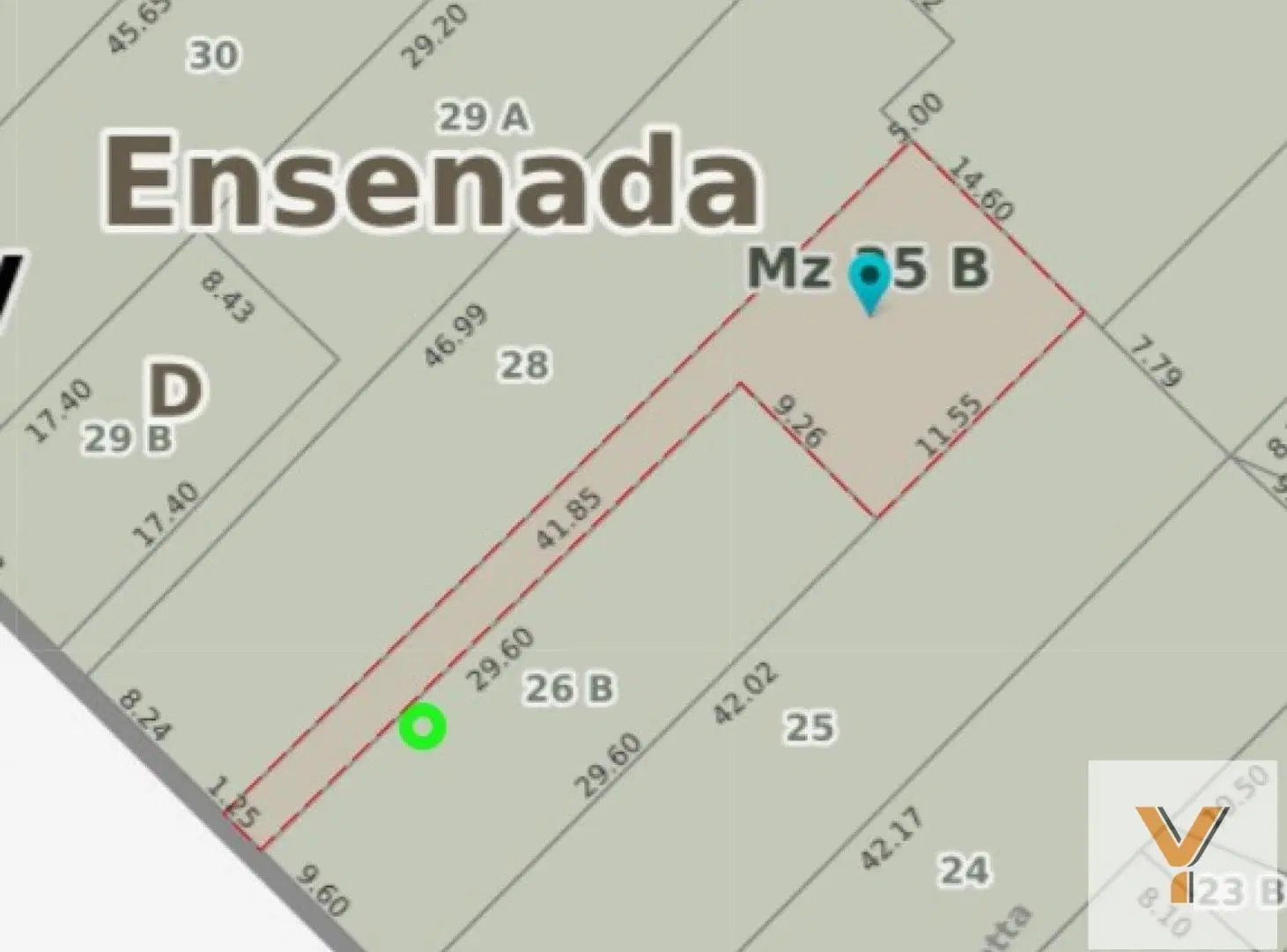 Terreno en venta - 163Mts2 - Ensenada 2