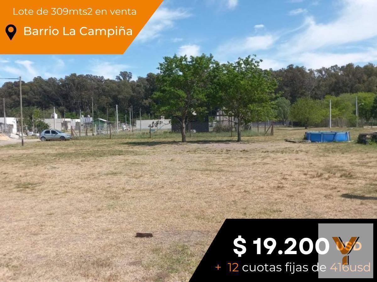 Terreno en venta - 309 mts2 totales - La Campiña - City Bell
