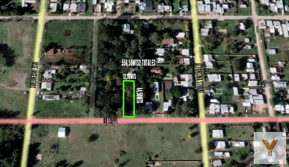 Terreno VENTA 12,5x44,5-556mts2 totales - Lujan 5