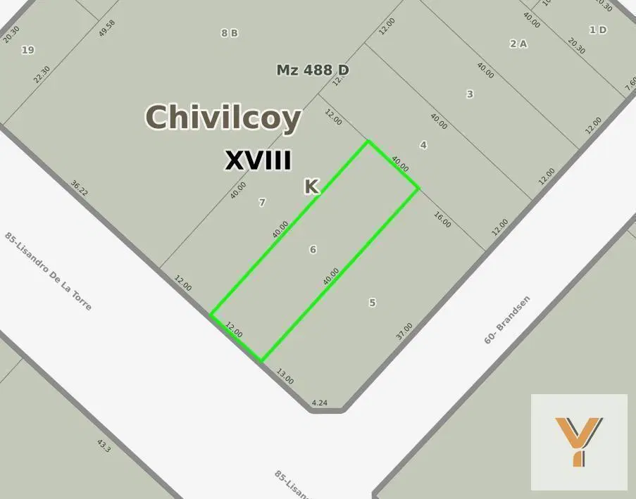Terreno en venta - 480mts2 - Chivilcoy 4