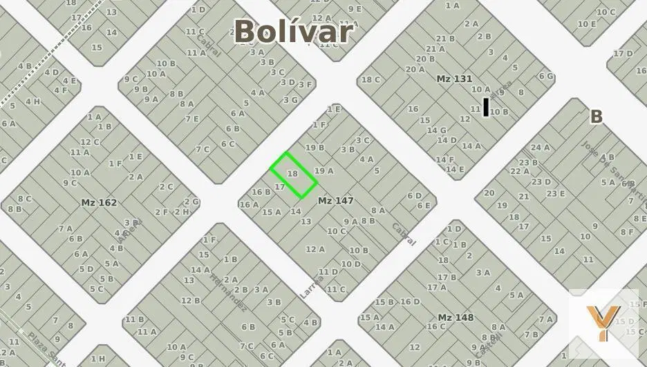Terreno en venta - 450mts2 - Bolívar 3