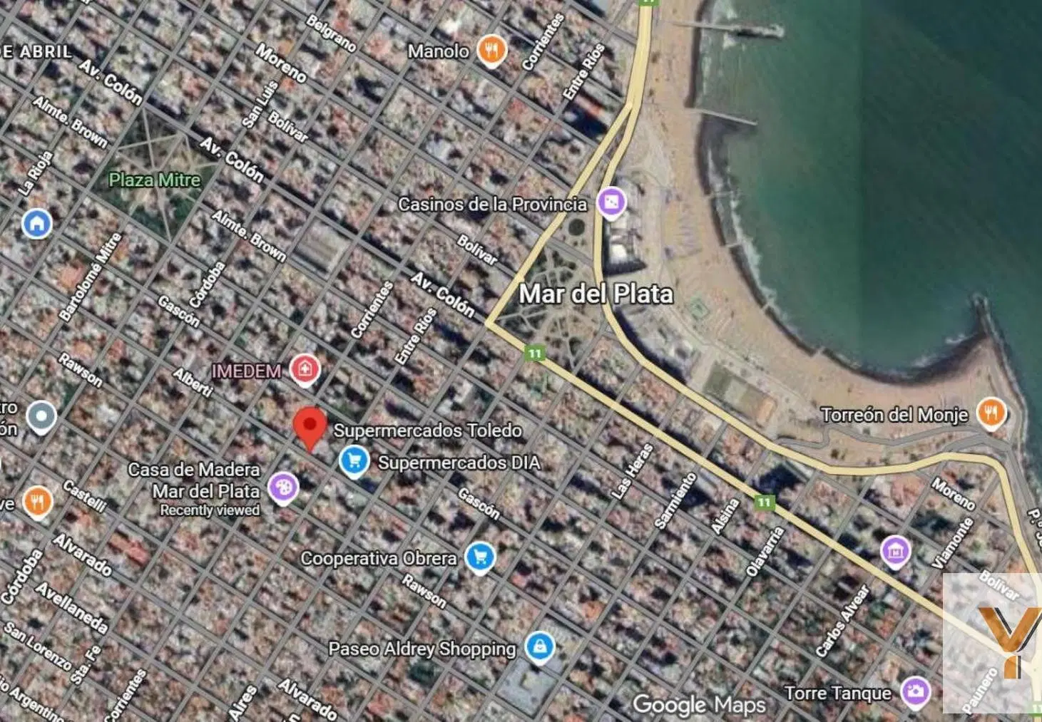 Departamento en Alquiler - Monoambiente 1 Baño - 26mts - Mar Del Plata 2