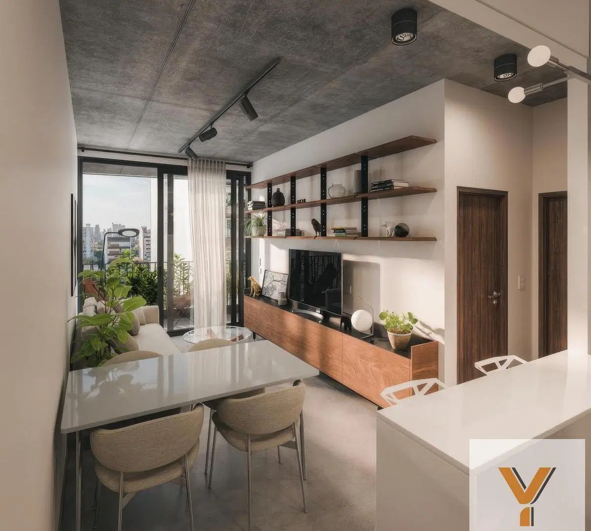 Departamento venta-construcción-1 dormitorios- 45mts 2 totales - La Plata-pozo-emprendimiento. 4
