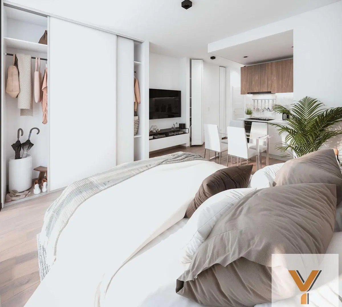 Monoambiente en construcción-venta -contrafrente-32 metros-Pozo - Avenida 7-La Plata 4