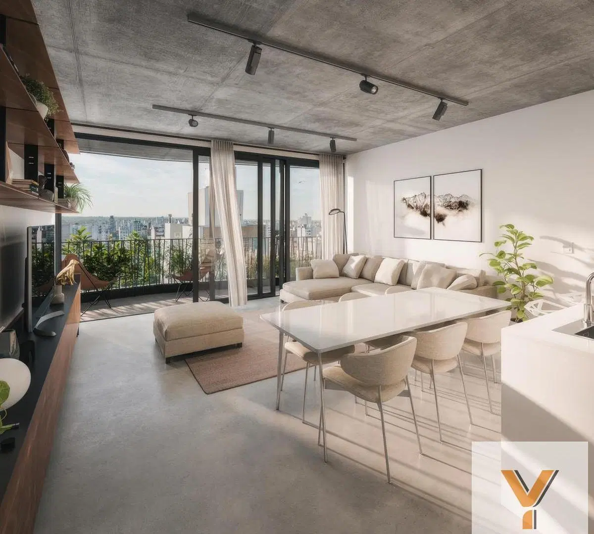 Departamento venta-construcción -1 dormitorios- 46mts 2 totales - La Plata-pozo-emprendimiento. 4