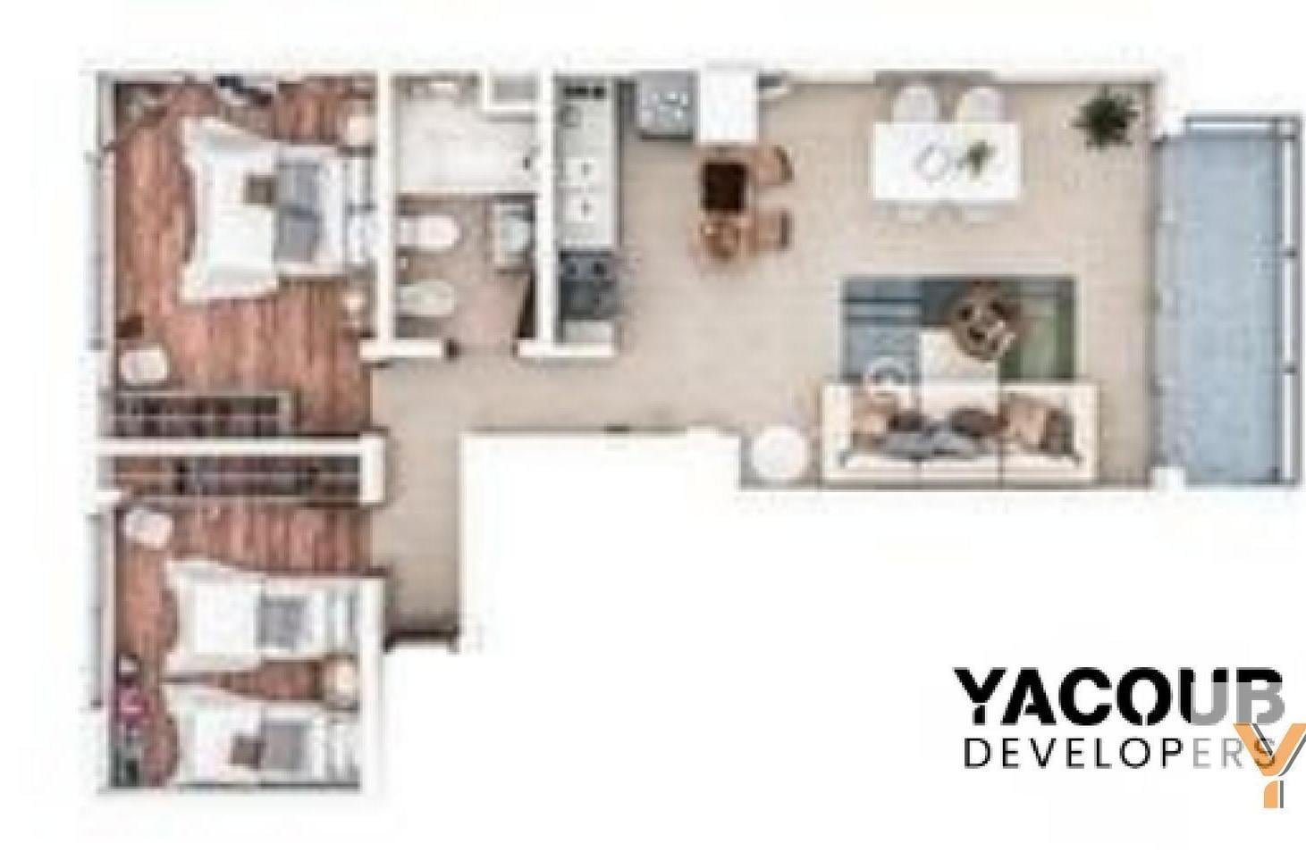 Departamento en venta-Estrenar- 2 Dormitorios 1 Baño - 67Mts2 - La Plata