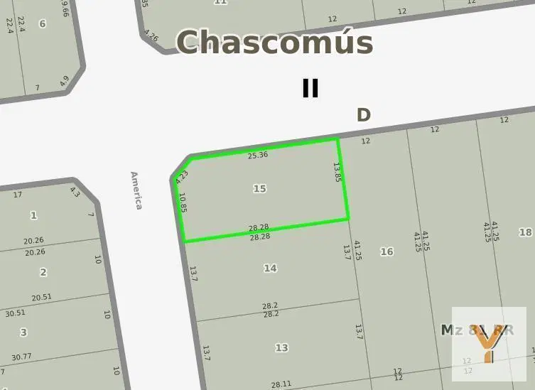 Terreno en venta - 383Mts2 - Chascomus 2